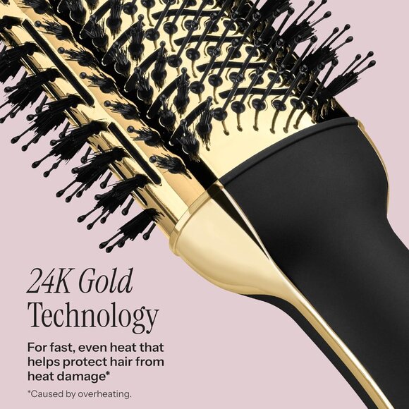 Hot Tools Professional 24k Gold One-Step Salon Blowout Hair Styler Brush HT1076 main image 9